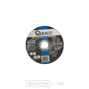 GEKO PREMIUM 125x1,0 rozsdamentes acél vágótárcsa (10/25/50/400) GEKO PREMIUM 125x1,0 rozsdamentes acél vágótárcsa (10/25/50/400) gallery main image