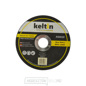 KELTIN fémvágó korong 125x1.0mm (25/100/400) KELTIN fémvágó korong 125x1.0mm (25/100/400) gallery main image