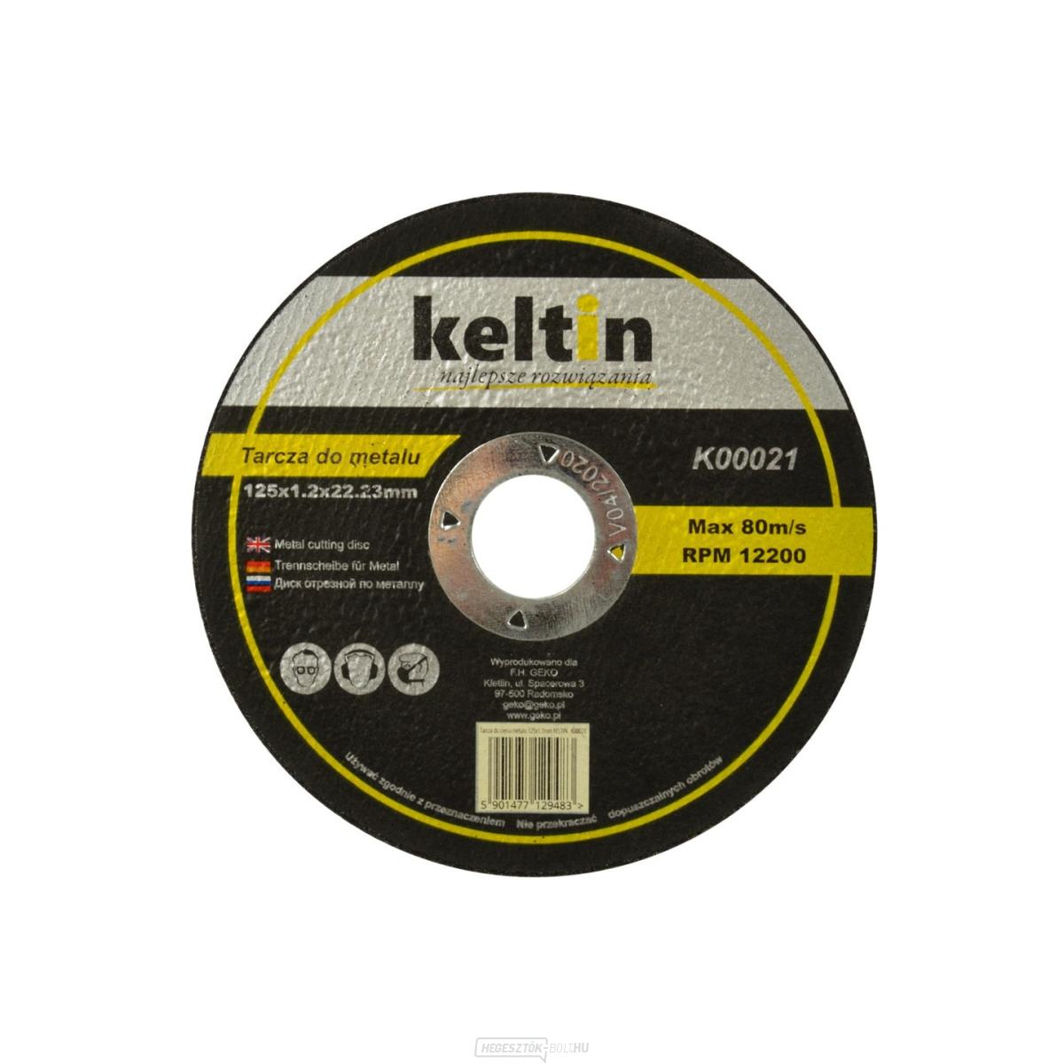 KELTIN fémvágó korong 125x1.2mm (25/100/400)