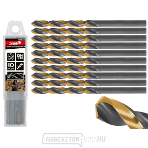 Fekete és arany HSS fém fúrószár 4.10mm (10/100/1000) Fekete és arany HSS fém fúrószár 4.10mm (10/100/1000) gallery main image