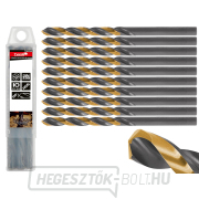 Fekete és arany HSS fém fúrószár 6.10mm (10/100/1000) Fekete és arany HSS fém fúrószár 6.10mm (10/100/1000) gallery main image