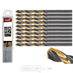 Fekete és arany HSS fém fúrószár 6.10mm (10/100/1000) Fekete és arany HSS fém fúrószár 6.10mm (10/100/1000) gallery main image