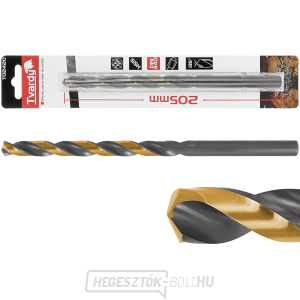 Fekete-arany színű, meghosszabbított HSS fém fúrószár M2 12.0mm (1/25/100) Fekete-arany színű, meghosszabbított HSS fém fúrószár M2 12.0mm (1/25/100) gallery main image