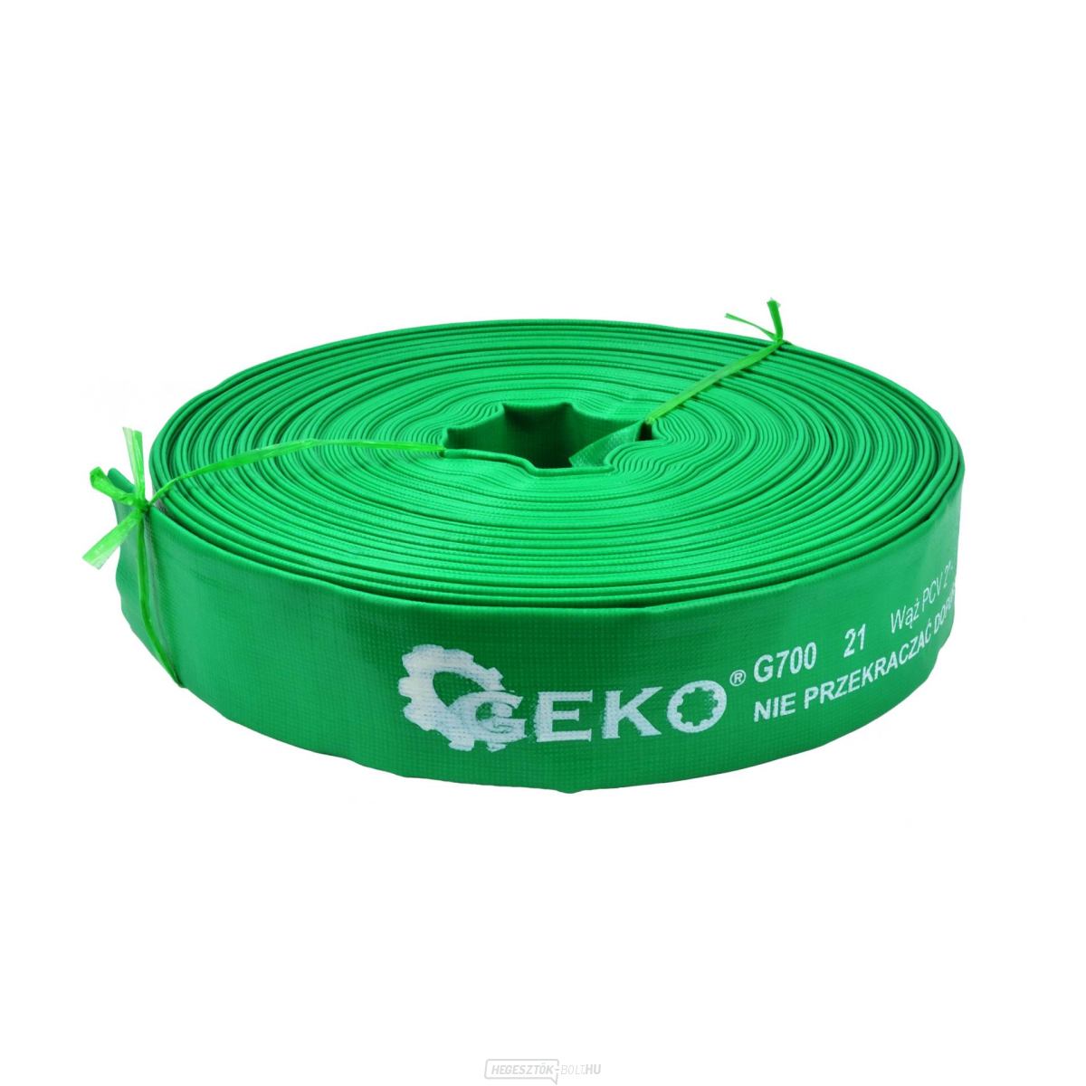 PVC tömlő 2" 50m zöld 2 BAR (szagtalan) (1)