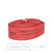 Piros rácsos tömlő /tűzoltó/ 2