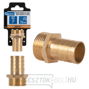 Sárgaréz tömlőcsonk 25mm - 1 Sárgaréz tömlőcsonk 25mm - 1