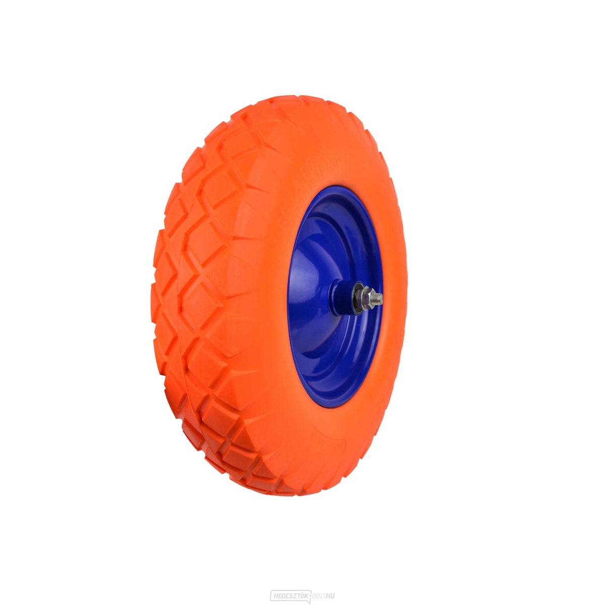 Kerék talicska 4.00-8 tömör PU narancssárga/(5)