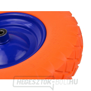 Talicskakerék 4.00-8 tömör PU narancssárga/(5) Előnézet 