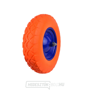Kerék talicska 4.00-8 tömör PU narancssárga/(5) Kerék talicska 4.00-8 tömör PU narancssárga/(5) gallery main image