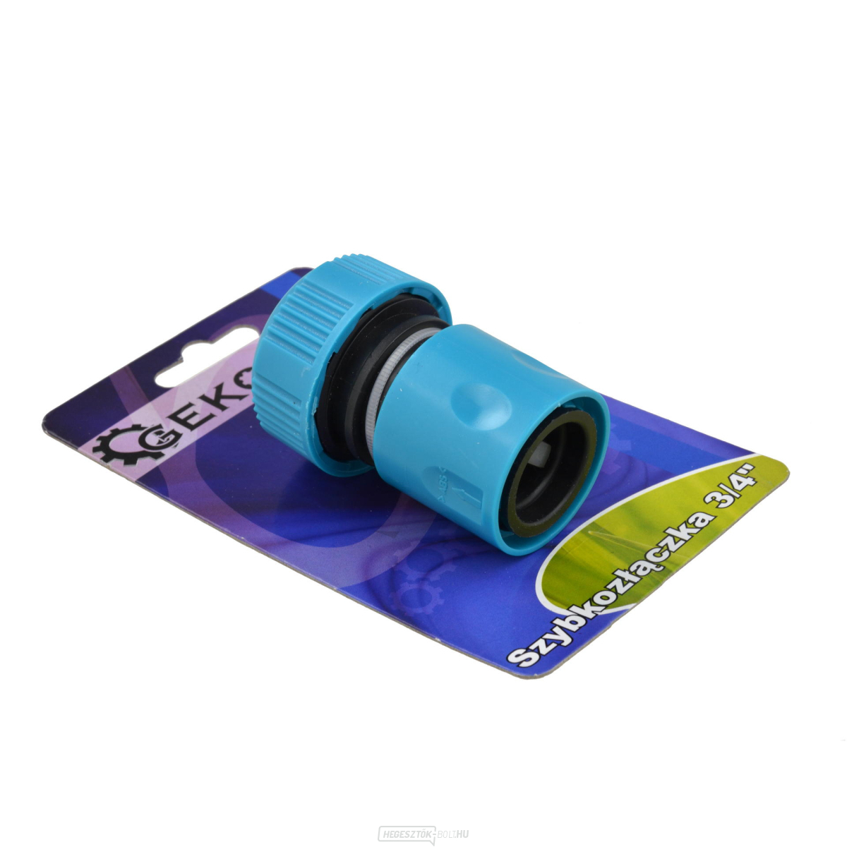 Gyorscsatlakozó 3/4"/hólyag KÉK VONAL (20/200)