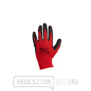 Védőkesztyű GEKO r.7/latex piros/ (12/240) Előnézet 