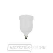 Műanyag tartály festékszóró pisztolyhoz 600cc, külső menet (60) Műanyag tartály festékszóró pisztolyhoz 600cc, külső menet (60) gallery main image