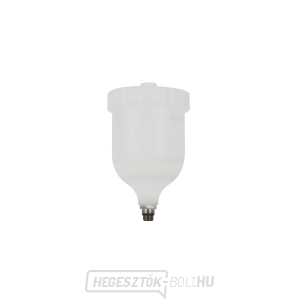 Műanyag tartály festékszóró pisztolyhoz 600cc, külső menet (60) Műanyag tartály festékszóró pisztolyhoz 600cc, külső menet (60) gallery main image