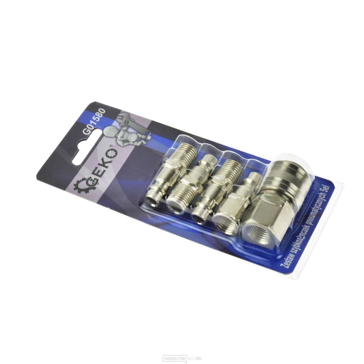 Pneumatikus gyorscsatlakozókészlet 5el.  (100) Pneumatikus gyorscsatlakozókészlet 5el.  (100) gallery main image