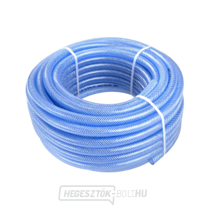Műszaki tömlő 19x3mm, megerősített transz. kék 1mb /25m (1) gallery main image