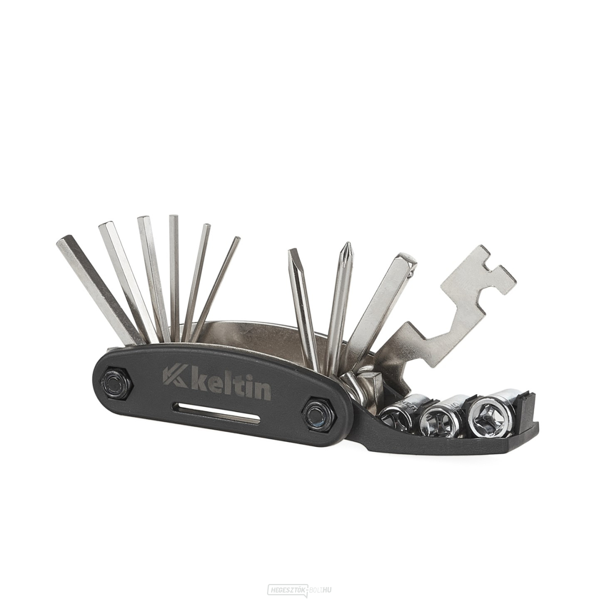 Megerősített nikkelezett kerékpárkulcs készlet 16in1 (100)