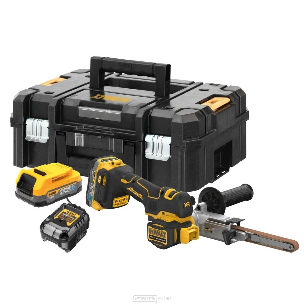 DEWALT Akkus ujjcsiszoló 2 x 1,7Ah akkumulátor + tok + töltő