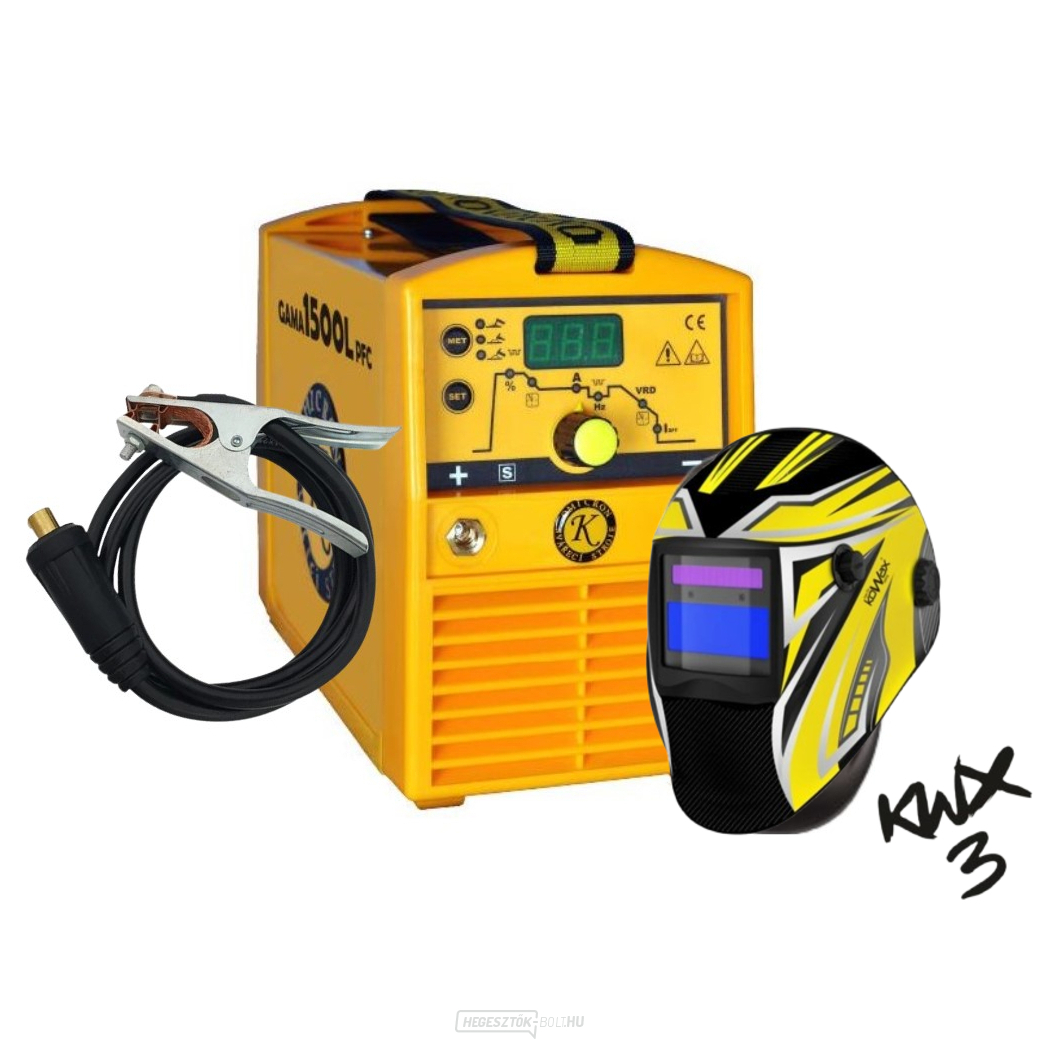 Hegesztési inverter GAMA 1500L PFC kábelek motorháztetője