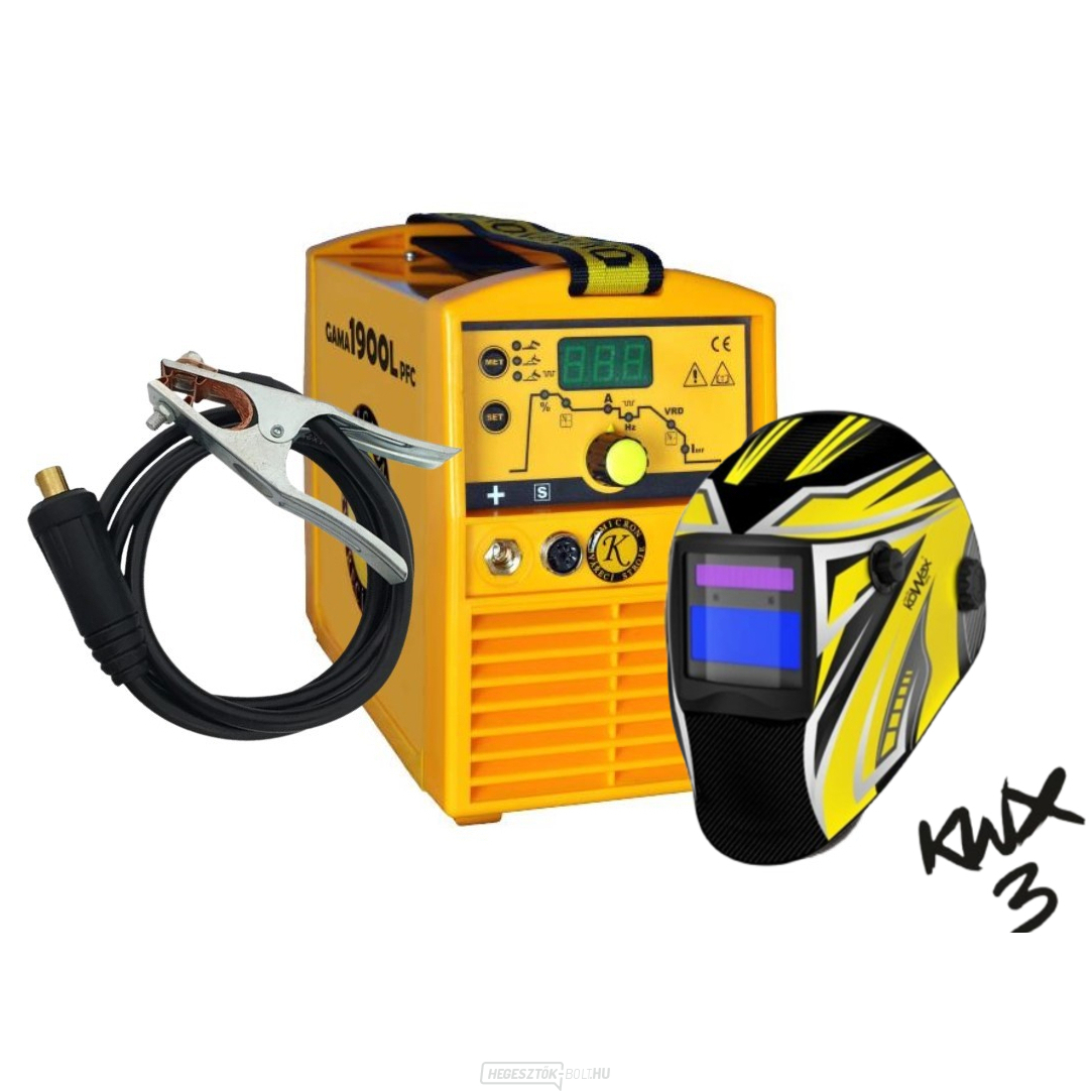 Hegesztési inverter GAMA 1900L PFC kábelek motorháztetője