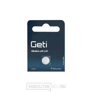 LR44 (AG13) GETI alkáli elem LR44 (AG13) GETI alkáli elem gallery main image
