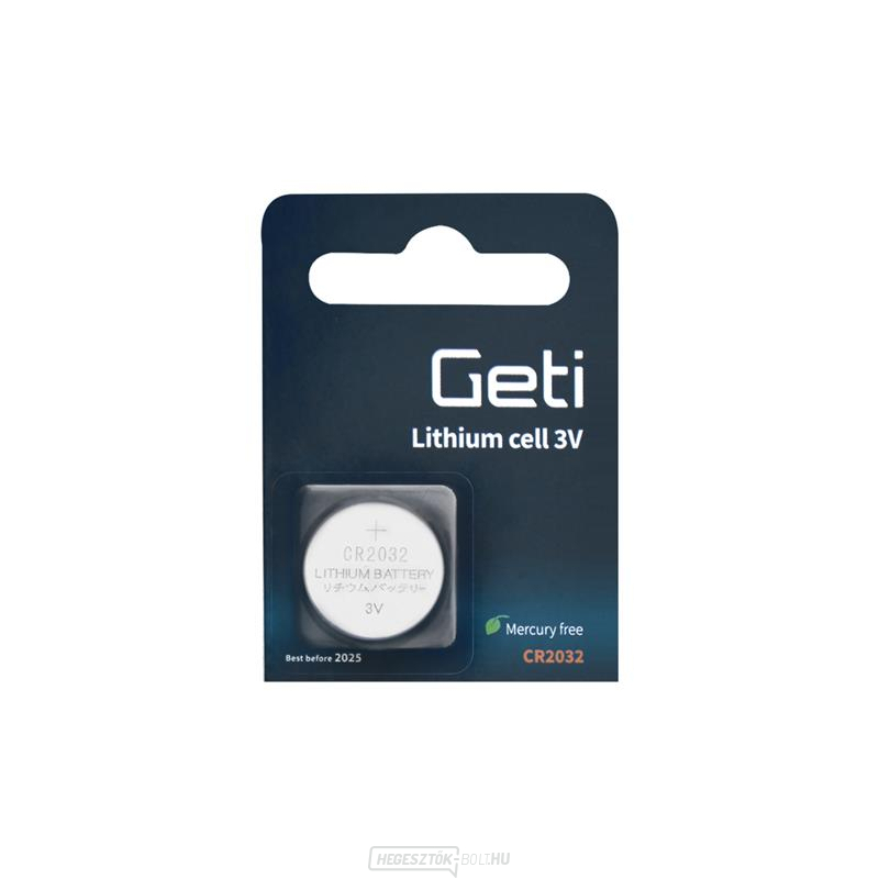 CR2032 GETI lítium akkumulátor
