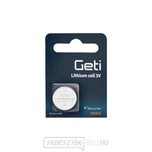 CR2032 GETI lítium akkumulátor CR2032 GETI lítium akkumulátor gallery main image