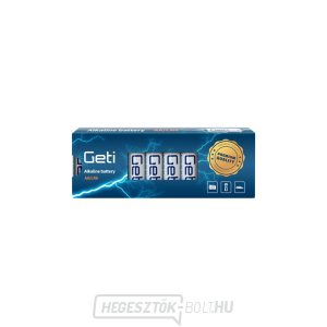 Elem AA (LR6) alkáli GETI 1.5V (10 db) Elem AA (LR6) alkáli GETI 1.5V (10 db) gallery main image