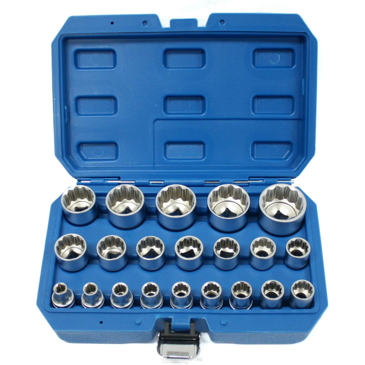 Tizenkét hegyes fej készlet | Dugókulcsok | Gola dió | Matabro MB-SOC01, 8 - 36 mm 1/2
