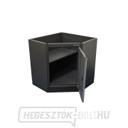 Sarok egyajtós műhelyszekrény Matabro MB-TGC1300B | 1 polc | 864x864x910 mm Előnézet 