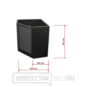Sarok egyajtós műhelyszekrény Matabro MB-TGC1300B | 1 polc | 864x864x910 mm náhled
