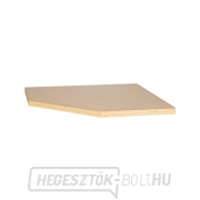 Matabro MB-TGW34, Sarok fa munkalap műhelybútor-garnitúrához | 865x865x40 mm Előnézet 