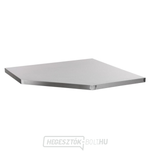 Rozsdamentes sarok munkalap a Matabro műhelybútorkészlethez MB-TGW34S | 865x865x40 mm Rozsdamentes sarok munkalap a Matabro műhelybútorkészlethez MB-TGW34S | 865x865x40 mm gallery main image