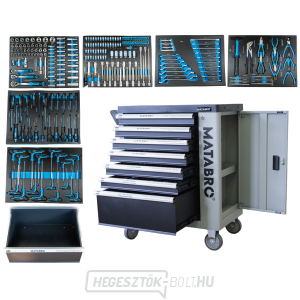 Műhelykocsi szerszámokkal Matabro MB-TC01 | 251 db Műhelykocsi szerszámokkal Matabro MB-TC01 | 251 db gallery main image