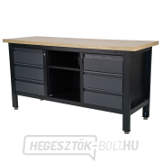 Munkaasztal Matabro MB-TSK7506-L | 6 fiókos | 1 polc | 1690 x 600 x 860 - 900 mm Munkaasztal Matabro MB-TSK7506-L | 6 fiókos | 1 polc | 1690 x 600 x 860 - 900 mm gallery main image