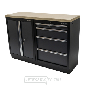 AKCIÓS KÉSZLET Műhelyszekrény MB-TGC1304 és MB-TGC1300 fa munkalappal MB-TGW53 AKCIÓS KÉSZLET Műhelyszekrény MB-TGC1304 és MB-TGC1300 fa munkalappal MB-TGW53 gallery main image