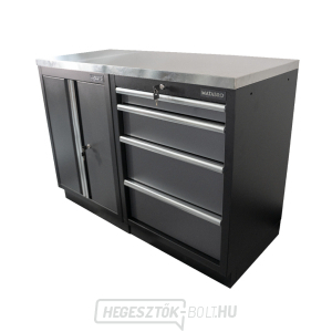 AKCIÓS KÉSZLET MB-TGC1304 és MB-TGC1300 műhelyszekrény rozsdamentes acél munkalappal MB-TGW53S AKCIÓS KÉSZLET MB-TGC1304 és MB-TGC1300 műhelyszekrény rozsdamentes acél munkalappal MB-TGW53S gallery main image