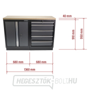 AKCIÓS KÉSZLET Műhelyszekrény MB-TGC1305 és MB-TGC1300 fa munkalappal MB-TGW53 AKCIÓS KÉSZLET Műhelyszekrény MB-TGC1305 és MB-TGC1300 fa munkalappal MB-TGW53 náhled