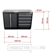 AKCIÓS KÉSZLET MB-TGC1305 és MB-TGC1300 műhelyszekrény rozsdamentes acél munkalappal MB-TGW53S AKCIÓS KÉSZLET MB-TGC1305 és MB-TGC1300 műhelyszekrény rozsdamentes acél munkalappal MB-TGW53S náhled