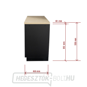 AKCIÓS KÉSZLET Műhelyszekrények MB-TGC1304 fa munkalappal MB-TGW53 náhled