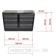 AKCIÓS KÉSZLET Műhelyszekrények MB-TGC1304 rozsdamentes acél munkalappal MB-TGW53S AKCIÓS KÉSZLET Műhelyszekrények MB-TGC1304 rozsdamentes acél munkalappal MB-TGW53S náhled