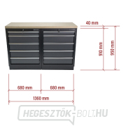 AKCIÓS KÉSZLET Műhelyszekrények MB-TGC1305 fa munkalappal MB-TGW53 AKCIÓS KÉSZLET Műhelyszekrények MB-TGC1305 fa munkalappal MB-TGW53 náhled