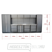 AKCIÓS SZETT 10 db-os műhelybútor készlet SET-CA01015 rozsdamentes acél munkalappal MB-TGW53S AKCIÓS SZETT 10 db-os műhelybútor készlet SET-CA01015 rozsdamentes acél munkalappal MB-TGW53S náhled