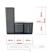 AKCIÓS SZETT 3 db műhelybútor készlet SET-CA01020 rozsdamentes acél munkalappal MB-TGW53S náhled