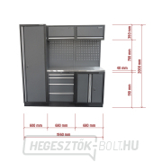 AKCIÓS SZETT 5 db-os műhelybútor készlet SET-CA01022 rozsdamentes acél munkalappal MB-TGW53S AKCIÓS SZETT 5 db-os műhelybútor készlet SET-CA01022 rozsdamentes acél munkalappal MB-TGW53S náhled