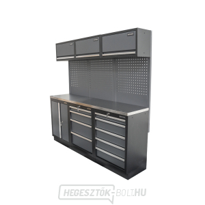 AKCIÓS SZETT 6 db-os műhelybútor készlet SET-CA01028 rozsdamentes acél munkalappal MB-TGW80S AKCIÓS SZETT 6 db-os műhelybútor készlet SET-CA01028 rozsdamentes acél munkalappal MB-TGW80S gallery main image