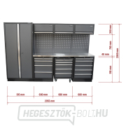 AKCIÓS SZETT 7 db-os műhelybútor készlet SET-CA01030 rozsdamentes acél munkalappal MB-TGW80S AKCIÓS SZETT 7 db-os műhelybútor készlet SET-CA01030 rozsdamentes acél munkalappal MB-TGW80S náhled