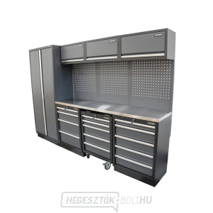 AKCIÓS SZETT 7 db-os műhelybútor készlet SET-CA01030 rozsdamentes acél munkalappal MB-TGW80S AKCIÓS SZETT 7 db-os műhelybútor készlet SET-CA01030 rozsdamentes acél munkalappal MB-TGW80S gallery main image