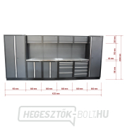 AKCIÓS SZETT 10 db-os műhelybútor készlet SET-CA01032 rozsdamentes acél munkalappal MB-TGW53S AKCIÓS SZETT 10 db-os műhelybútor készlet SET-CA01032 rozsdamentes acél munkalappal MB-TGW53S náhled
