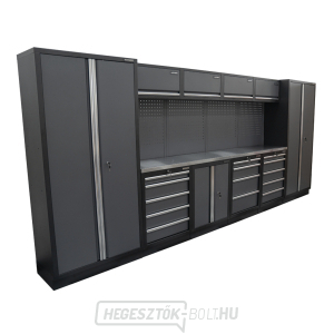 AKCIÓS SZETT 10 db-os műhelybútor készlet SET-CA01034 rozsdamentes acél munkalappal MB-TGW53S AKCIÓS SZETT 10 db-os műhelybútor készlet SET-CA01034 rozsdamentes acél munkalappal MB-TGW53S gallery main image