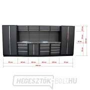 AKCIÓS SZETT 10 db-os műhelybútor készlet SET-CA01036 rozsdamentes acél munkalappal MB-TGW53S AKCIÓS SZETT 10 db-os műhelybútor készlet SET-CA01036 rozsdamentes acél munkalappal MB-TGW53S náhled